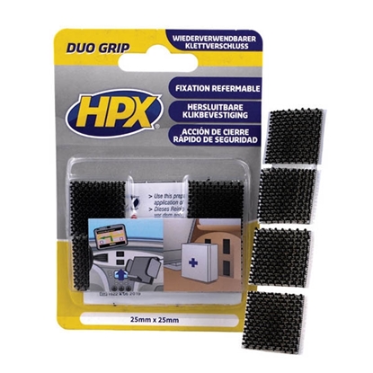 Εικόνα της Duo Grip pads μαύρο 25mm x 25mm