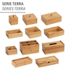 Εικόνα από Κουτί Μπάνιου Bamboo με καπάκι Terra 15X15X7,WENKO