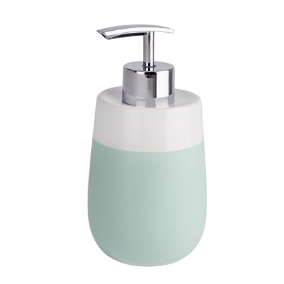 Εικόνα της Dispenser υγροσάπουνου Malta μέντα/λευκό, WENKO
