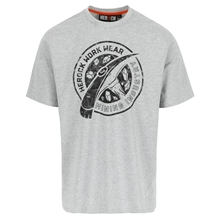 Εικόνα από WORKER T-SHIRT SHORT SLEEVES LIGHT HEATHER GREY L