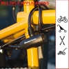 Εικόνα από Κλειδαριά ποδηλάτου με συρματόσχοινο 180cm μαύρο