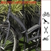 Εικόνα από Λουκέτο με συρματόσχοινο ποδηλάτου μαύρο με συνδυασμό 1.2m Φ8mm