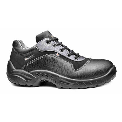 Εικόνα της Δερμάτινα παπούτσια εργασίας ETOILE S3 SRC Νο41 μαύρο/γκρι, BASE