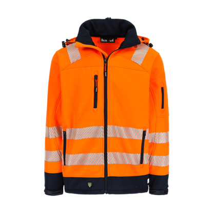 Εικόνα της ΑΝΤΑΝΑΚΛΑΣΤΙΚΟ SHOFTSELL ΜΠΟΥΦΑΝ HIGH VIZ GREGOR ΠΟΡΤΟΚΑΛΙ/NAVY