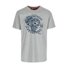 Εικόνα από MOTORCYCLE T-SHIRT SHORT SLEEVES LIGHT HEATHER GREY S