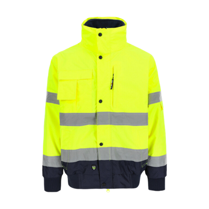 Εικόνα της ΑΝΤΑΝΑΚΛΑΣΤΙΚΟ ΜΠΟΥΦΑΝ HIGH VIZ TARVOS ΚΙΤΡΙΝΟ/NAVY