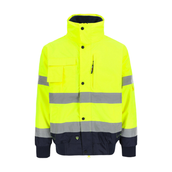 Εικόνα από ΑΝΤΑΝΑΚΛΑΣΤΙΚΟ ΜΠΟΥΦΑΝ HIGH VIZ TARVOS ΚΙΤΡΙΝΟ/NAVY