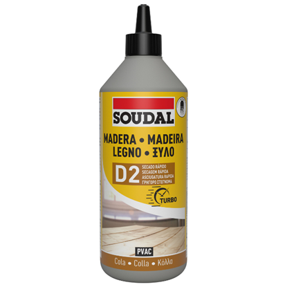 Εικόνα της Κόλλα ξύλου ταχείας πήξης D2 PVA 750gr