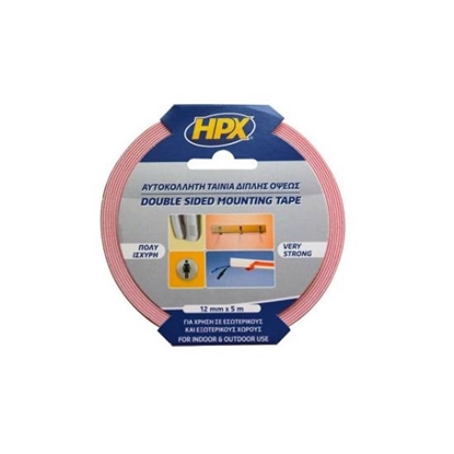 Εικόνα της Λευκή ταινία διπλής όψης για καθρέφτες 19mmΧ5m