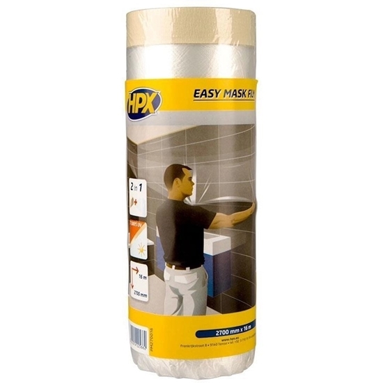 Εικόνα από Easy Mask film/Διάφανη μεμβράνη με χαρτοταινία 80°C 2700mm x 16m